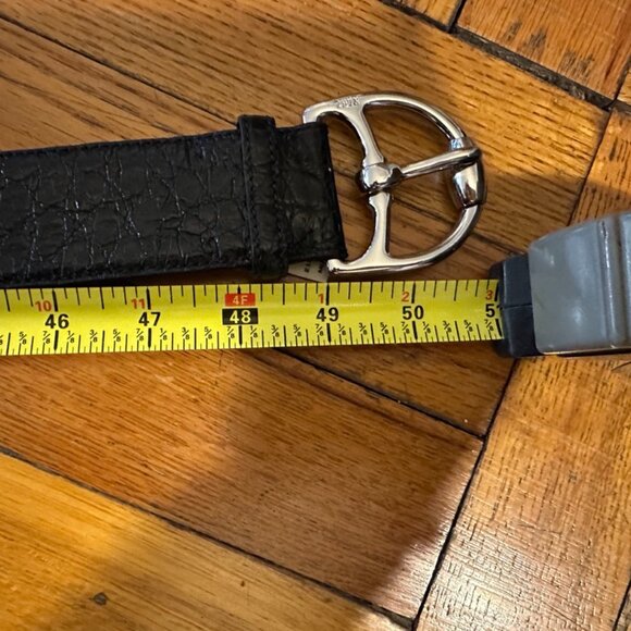 RL67 GENUINE ALLIGATOR BELT MADE IN ITALY - Picture 10 of 11